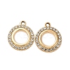 Alloy Rhinestone Pendants PALLOY-S052-04G-1