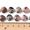 Natural Rhodonite Beads Strands G-D316-A14-4