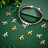 120PCS 2Colors Tibetan Style Alloy Pendants TIBEP-PH0001-60-5