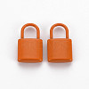 Spray Painted Alloy Pendants PALLOY-Q433-031G-RS-1