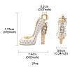 2Pcs Alloy Enamel Stilettos Pendants ENAM-YW0002-30B-4