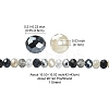 Electroplate Glass Beads Strands EGLA-YW0002-D01-4