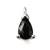Brass Micro Pave Cubic Zirconia Pendants KK-D356-08H-P-1