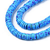 Handmade Polymer Clay Beads Strands CLAY-R089-6mm-164-3