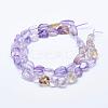 Natural Ametrine Beads Strands G-K203-09B-2