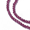 Lab Grown Red Corundum Beads Strands X-G-F596-11-2mm-1-3