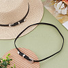2Pcs Leather Hat Bands for Hat Accessories FIND-HY0004-82-4