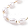 Rice Plastic Imitation Pearl Beaded Bracelets BJEW-E054-05G-2