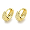 Thick Brass Hoop Earrings EJEW-L211-011M-G-1