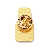 Golden Alloy Brooches JEWB-K020-01B-G-2