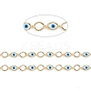 Handmade Brass Oval Link Chains CHC-E021-03A-1