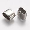 Non-Tarnish 304 Stainless Steel Slide Charms STAS-A032-140P-1
