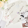 6Pcs Resin Pendant Decorations AJEW-HY0002-08-4