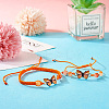 Adjustable Nylon Braided Bead Bracelets BJEW-TA00484-5