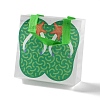 Summer Beach Theme Printed Flip Flops Non-Woven Reusable Folding Gift Bags with Handle LS-ABAG-F009-E12-1