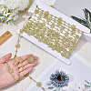 7.5Yards Polyester Lace Trims SRIB-GF0001-54D-3