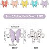 60Pcs 5 Colors 304 Stainless Steel Enamel Links Connectors STAS-PH0001-38-4