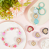 6Pcs 6 Colors Acrylic Plastic Beads FIND-SC0013-08A-4