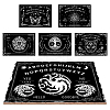 Pendulum Dowsing Divination Board Set DJEW-WH0324-018-4