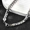 201 Stainless Steel Box Chain Necklaces for Men LS-STAS-V011-01B-P-1-2
