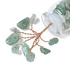 Natural Green Aventurine Chips Tree Decorations DJEW-P021-E02-2