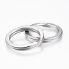 Tarnish Resistant 304 Stainless Steel Split Key Rings LS-STAS-P177-1.5x15mm-P-2