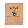 Alloy Rhinestone Pendant Necklaces NJEW-H306-A06-G-3