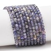 Natural Tanzanite Beads Strands G-H358-A08-3mm-01-1