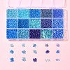 150G 15 Styles Baking Paint Glass Seed Beads SEED-FS0001-31A-7