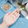 50Pcs Brass Earring Hooks KK-UN0002-80-2