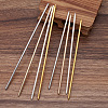 Iron Hair Stick Findings OHAR-PW0001-258KCG-1