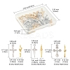 24Pcs 6 Styles Rack Plating Alloy Pendants FIND-FS0003-44-4