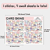 PVC Plastic Waterproof Card Stickers DIY-WH0432-004-2