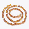 Electroplate Transparent Glass Beads Strands LS-EGLA-A034-T6mm-E07-2