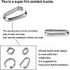 200Pcs 4 Style 304 Stainless Steel Open Quick Link Connectors STAS-PH0001-40-6