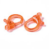 Transparent Acrylic Lobster Claw Clasps TACR-T023-01A-11-3