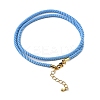 Nylon Milan Cord Necklace Making MAK-M028-01G-14-2