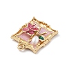 Alloy Enamel Pendants FIND-G089-02G-04-2