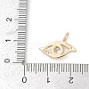Brass Micro Pave Cubic Zirconia Pendants LS-KK-Q096-09B-G-3