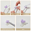60Pcs 3 Colors Iron & PE 3D Nail Art Rotary Bearing for Nail Art Designs MRMJ-FH0001-59-3