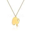 Cute Cartoon Animal 304 Stainless Steel Pendant Necklaces QV5065-3-1