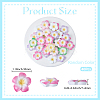 Plumeria Flower Opaque Resin Cabochons CRES-BM0001-01B-2