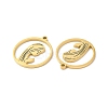 Ion Plating(IP) 304 Stainless Steel Pendants STAS-L020-034G-2