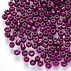 6/0 Baking Paint Glass Round Seed Beads SEED-S036-01C-10-1