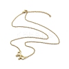 304 Stainless Steel Pendant Necklaces NJEW-U002-05G-2