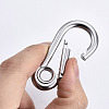 Tarnish Resistant 304 Stainless Steel Rock Climbing Carabiners LS-STAS-N087-23A-01-3