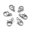 Tarnish Resistant Polished 316 Surgical Stainless Steel Lobster Claw Clasps LS-STAS-R072-11A-6