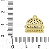 Brass Micro Pave Clear Cubic Zirconia Pendants LS-KK-L238-16G-3