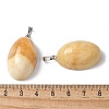 Natural Topaz Jade Pendants G-A259-03P-03-3