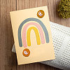 Brass Wax Seal Stamp AJEW-WH0337-004-3